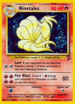 Ninetales – Rare Holo – Base Set 2