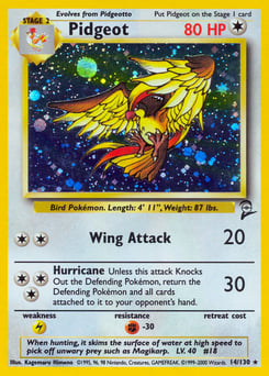 Pidgeot – Rare Holo – Base Set 2