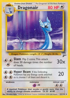 Dragonair – Rare – Base Set 2