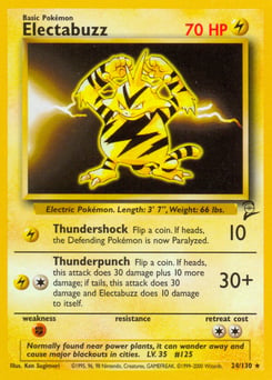 Electabuzz – Rare – Base Set 2