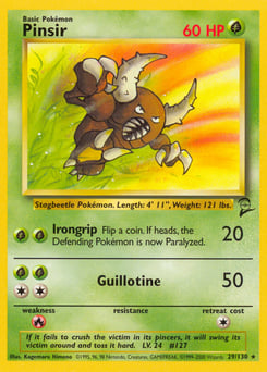 Pinsir – Rare – Base Set 2