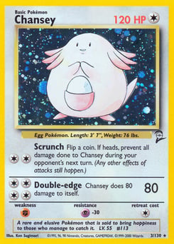 Chansey – Rare Holo – Base Set 2