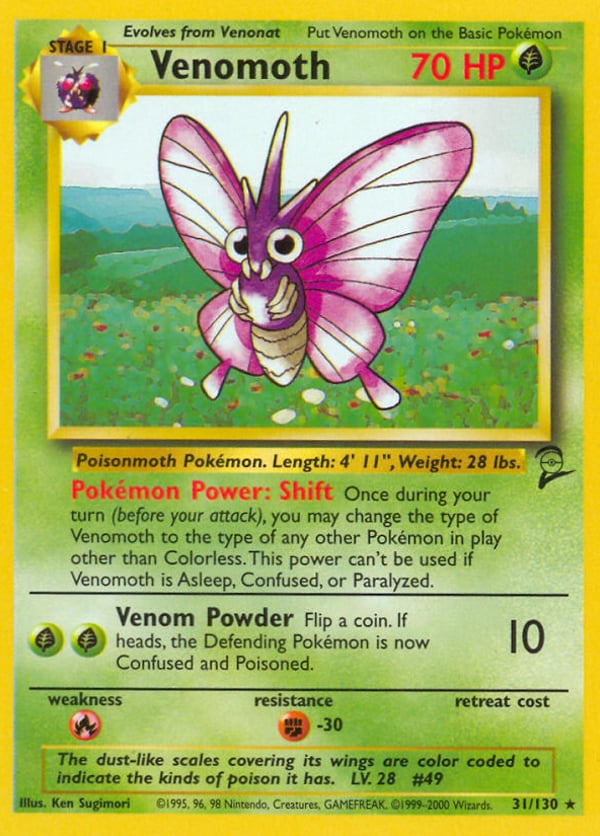 Venomoth – Base Set 2