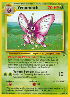 Venomoth – Rare