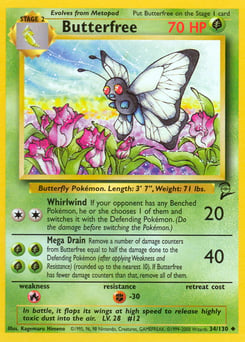 Butterfree – Uncommon – Base Set 2