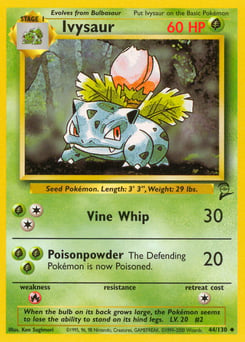 Ivysaur – Uncommon – Base Set 2