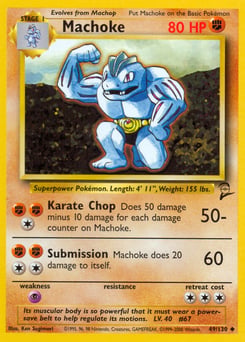 Machoke – Uncommon – Base Set 2
