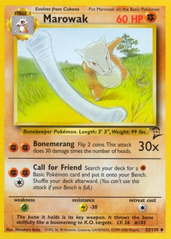 Marowak – Uncommon – Base Set 2
