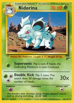 Nidorina – Uncommon – Base Set 2
