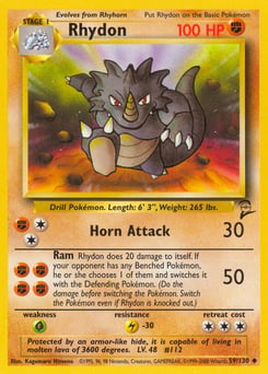 Rhydon – Uncommon – Base Set 2
