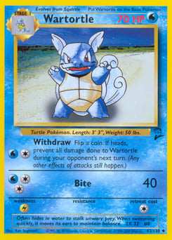 Wartortle – Uncommon – Base Set 2