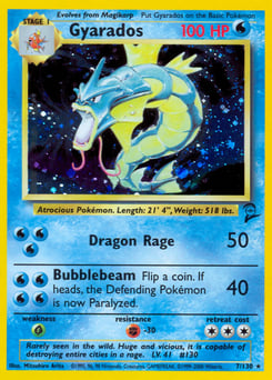 Gyarados – Rare Holo – Base Set 2