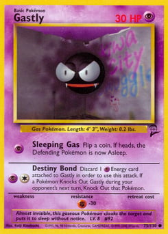 Gastly – Common – Base Set 2