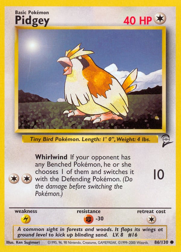 Pidgey – Common – Base Set 2
