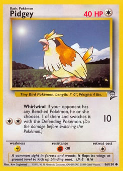 Pidgey – Common – Base Set 2