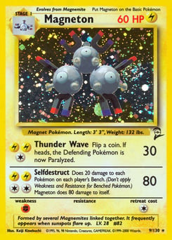 Magneton – Rare Holo – Base Set 2