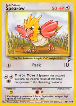 Spearow – Common – Base Set 2