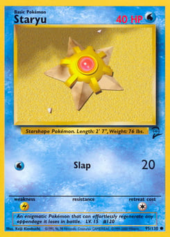 Staryu – Common – Base Set 2