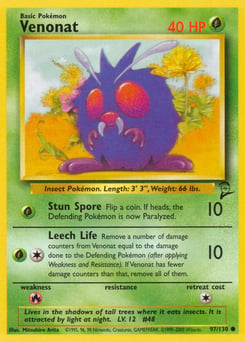 Venonat – Common – Base Set 2