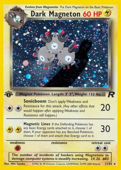 Dark Magneton – Rare Holo – Team Rocket