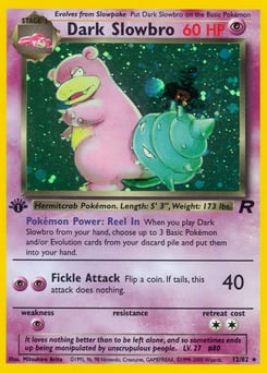 Dark Slowbro – Rare Holo – Team Rocket