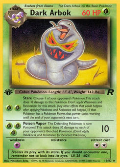 Dark Arbok – Rare – Team Rocket