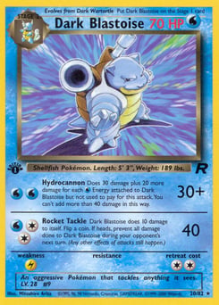 Dark Blastoise – Rare – Team Rocket