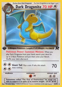 Dark Dragonite – Rare