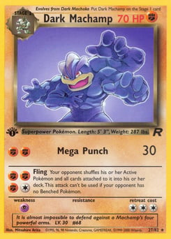 Dark Machamp – Rare – Team Rocket
