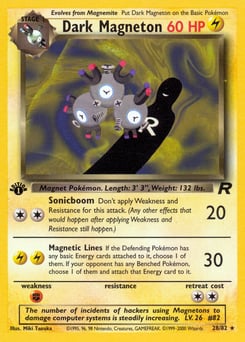 Dark Magneton – Rare – Team Rocket