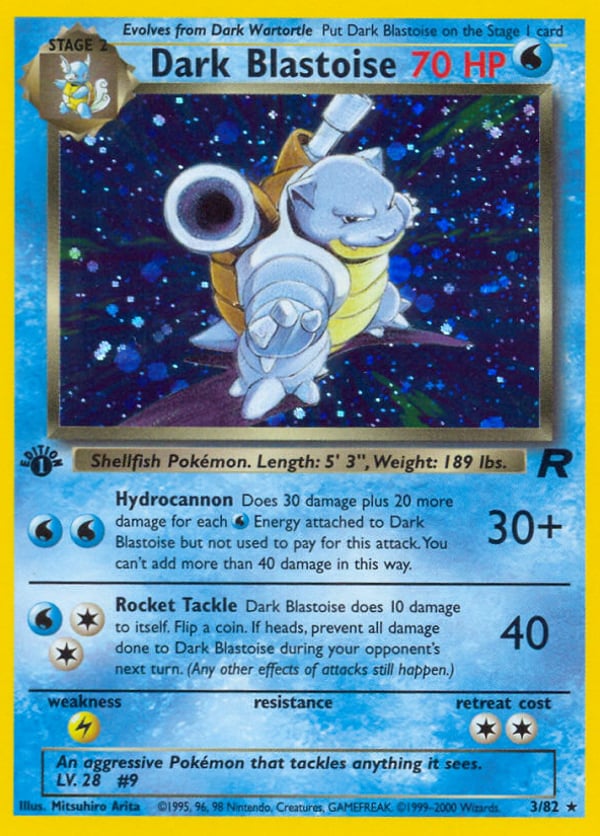Dark Blastoise – Team Rocket