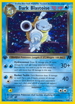 Dark Blastoise – Rare Holo – Team Rocket