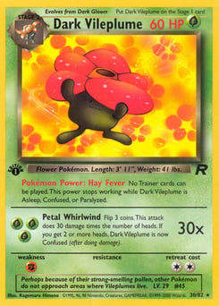 Dark Vileplume – Rare – Team Rocket