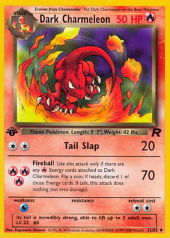 Dark Charmeleon – Uncommon – Team Rocket