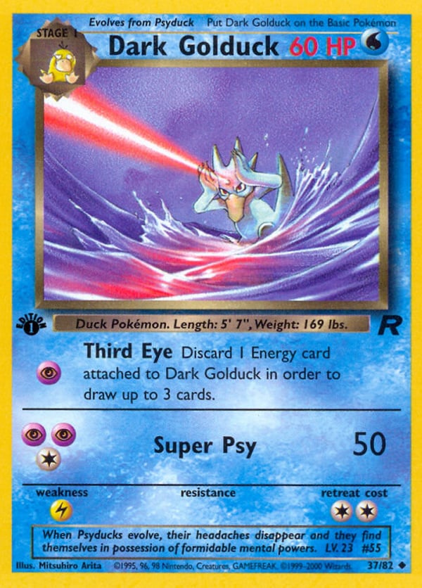 Dark Golduck – Uncommon – Team Rocket