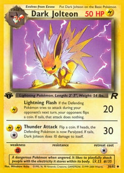 Dark Jolteon – Uncommon – Team Rocket