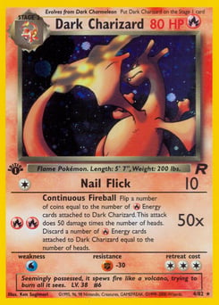 Dark Charizard – Rare Holo – Team Rocket