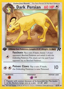 Dark Persian – Uncommon – Team Rocket