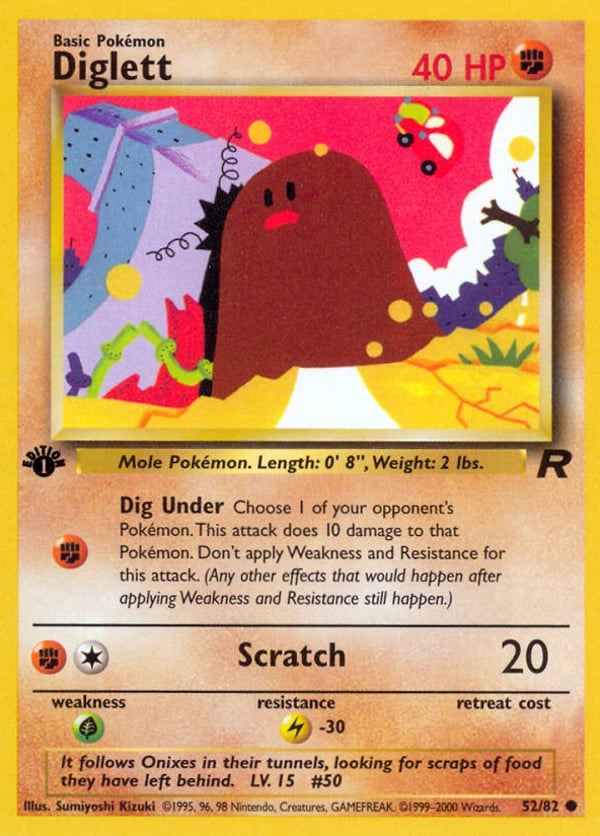 Diglett – Common – Team Rocket