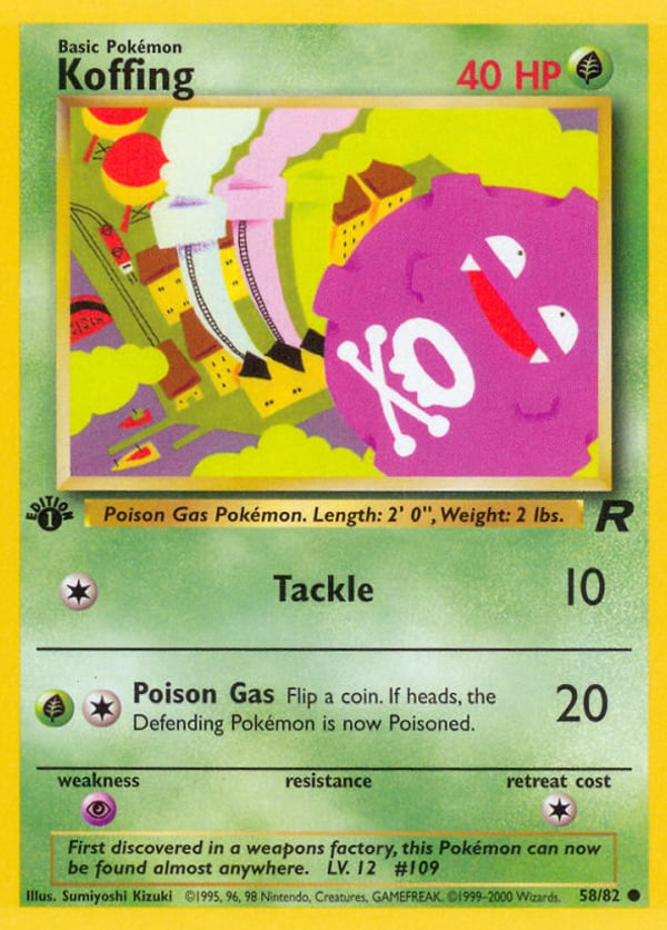 Koffing – Common – Team Rocket