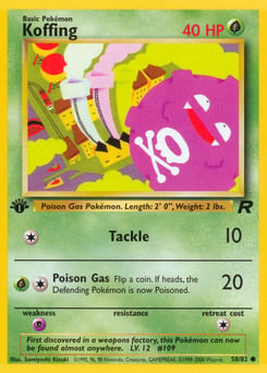 Koffing – Common – Team Rocket