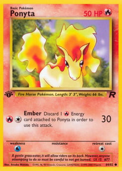 Ponyta – Common – Team Rocket