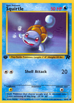 Squirtle – Common – Team Rocket