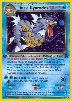 Dark Gyarados – Rare Holo – Team Rocket