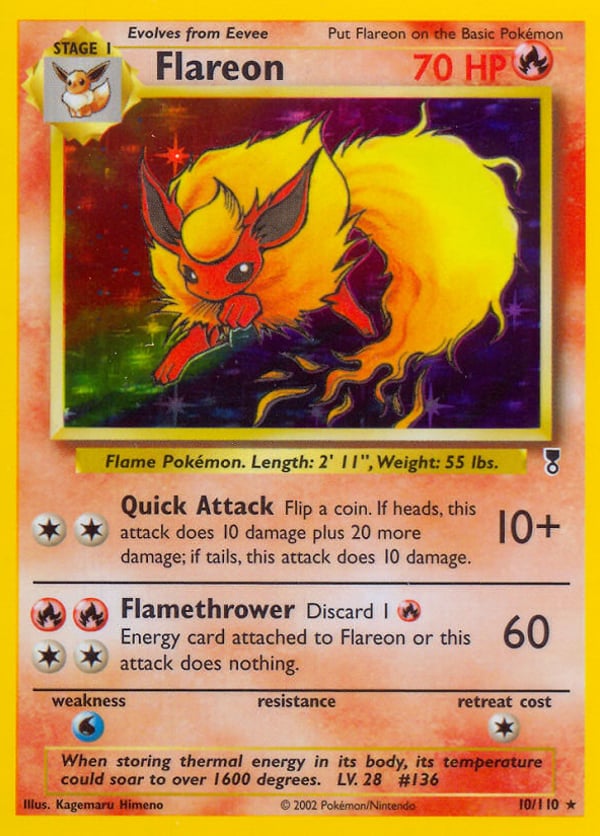 Flareon – Rare Holo – Legendary Collection