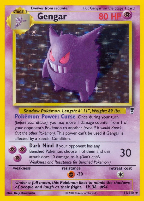 Gengar – Rare Holo – Legendary Collection