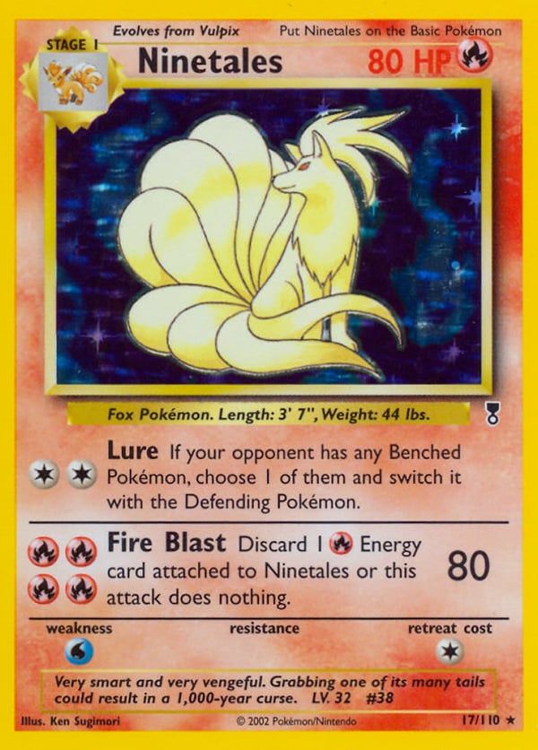 Ninetales – Rare Holo – Legendary Collection