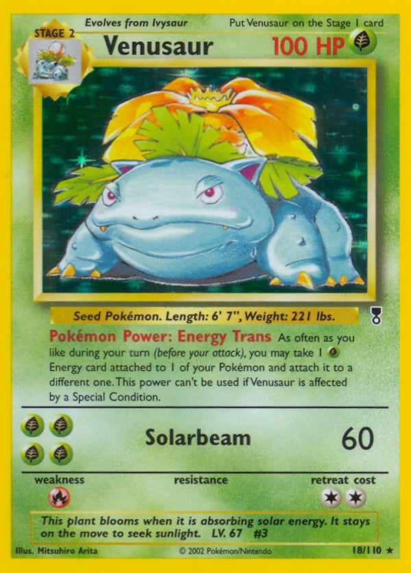 Venusaur – Rare Holo – Legendary Collection