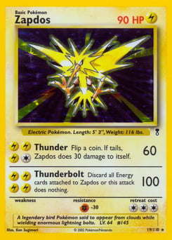 Zapdos – Rare Holo – Legendary Collection