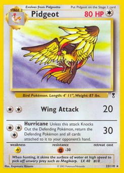 Pidgeot – Rare – Legendary Collection